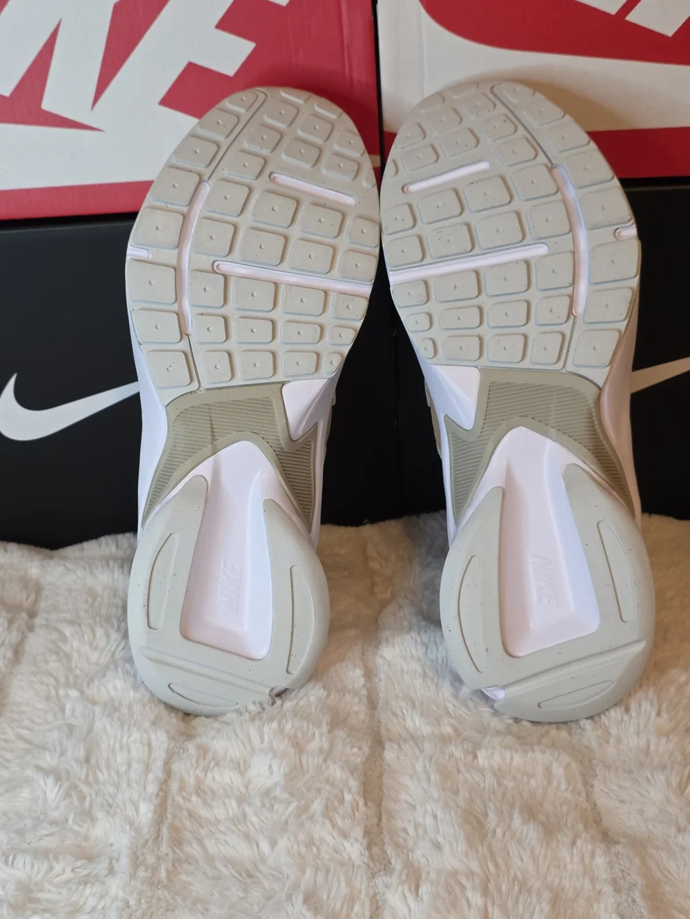 Nike Women’s Beige Mesh Running Sneakers
